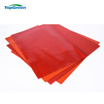 Mytext 0.3mm weiß rot transparent SILICON Rubber Sheet Lieferant